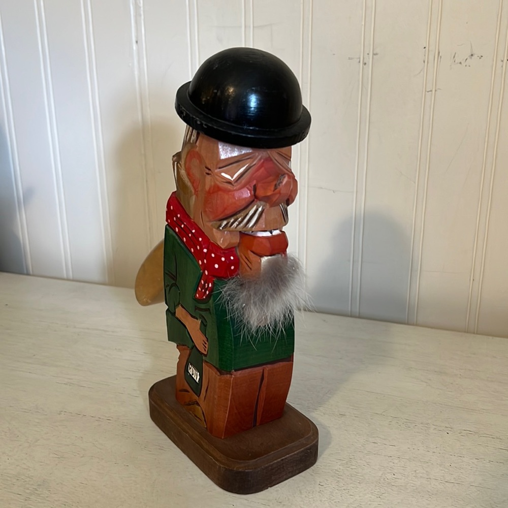 Vintage made in Germany carved wood nutcracker